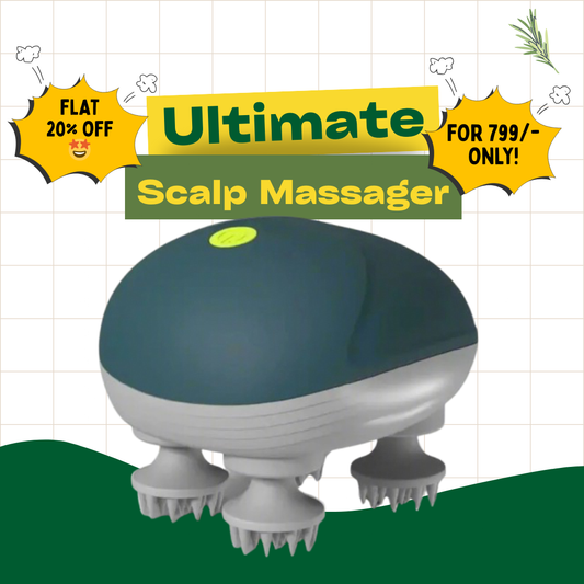 Grow & Glow Electric Scalp Massager