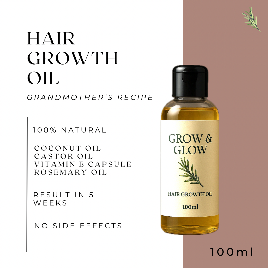Ultimate Hair Growth Kit - Hair Growth Oil + 0.5mm Derma Roller + Scalp Massager + 14 days personal guidance